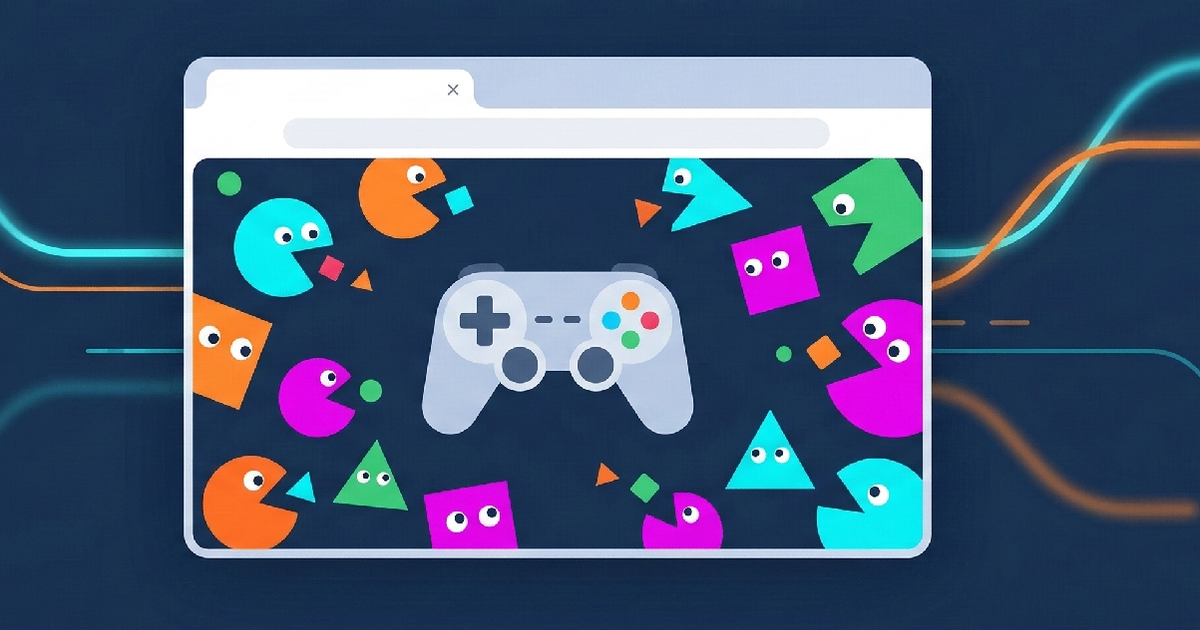 Titelbild der Browsergames im Jahr 2026: Spielen ohne Installation Blog-Serie