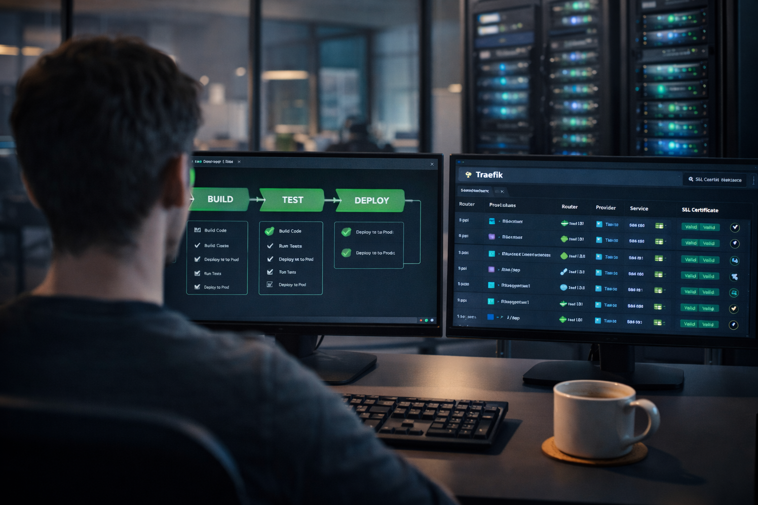 Titelbild zu Teil 2: Wie Container vom Laptop auf echte Server kommen